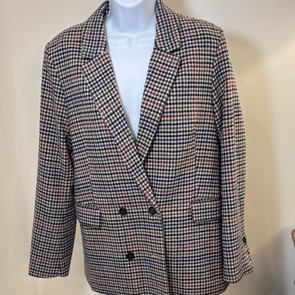Rails Multicolor Checkered Blazer